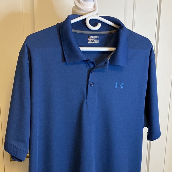 NWOT Men’s Under Armor Short Sleeve Collard Polo - Picture 3 of 5